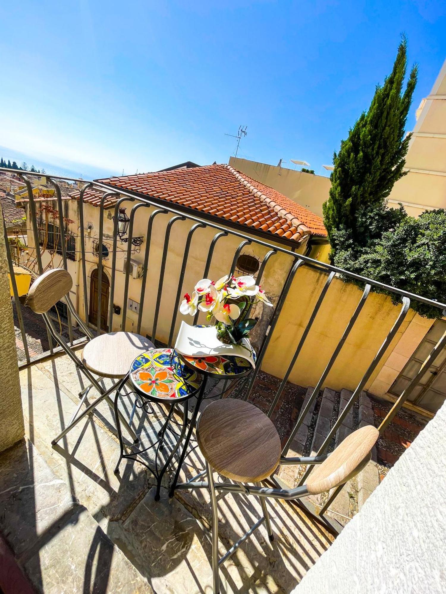 Panoramic Taormina Centerアパートメント エクステリア 写真